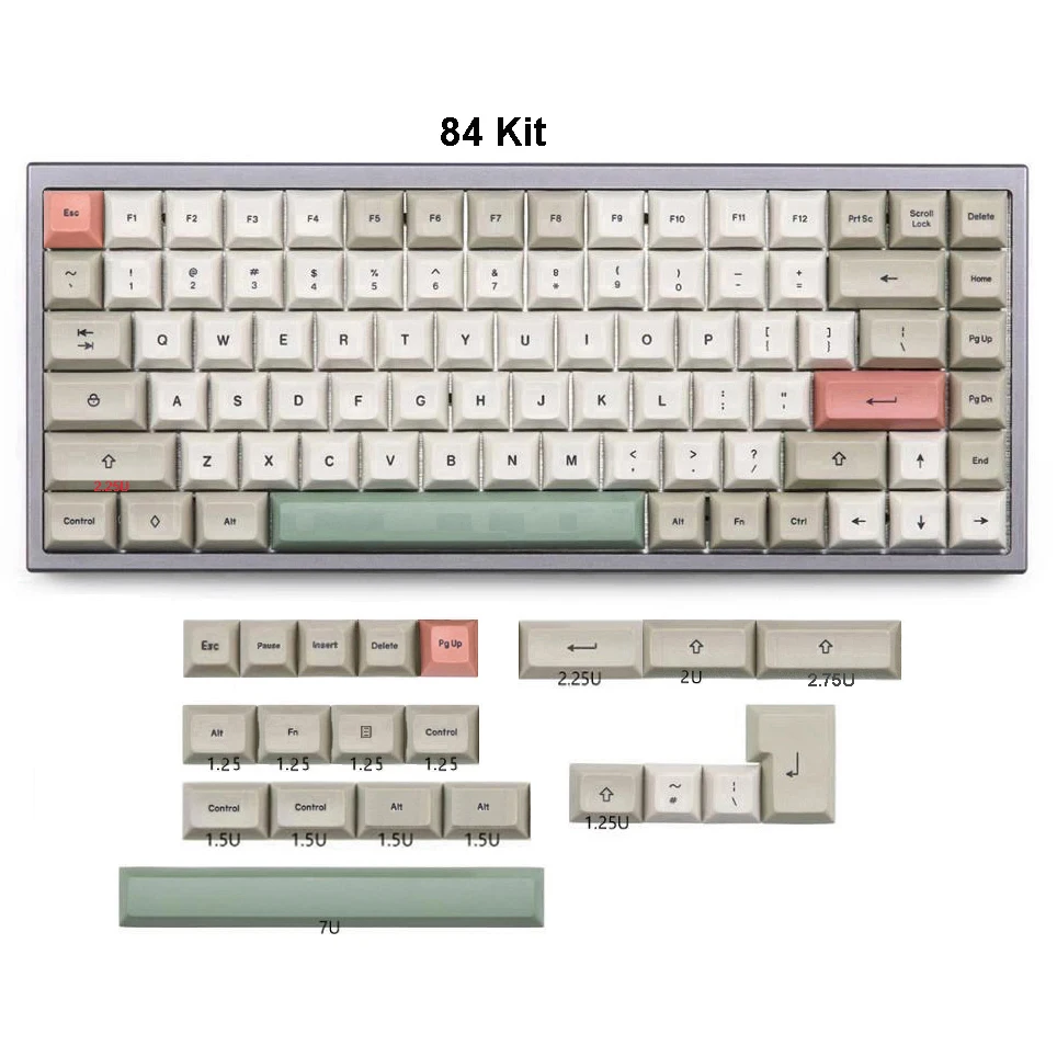 9009 колпачки для клавиш Colorway PBT DSA совместимые с переключателями Cherry MX