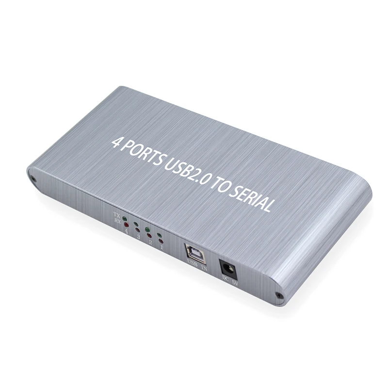 USB в 4 порта RS232 DB9 последовательный сплиттер Поддержка USB2.0 USB1.0 для Windows 10 8 7 XP 2000 MAC