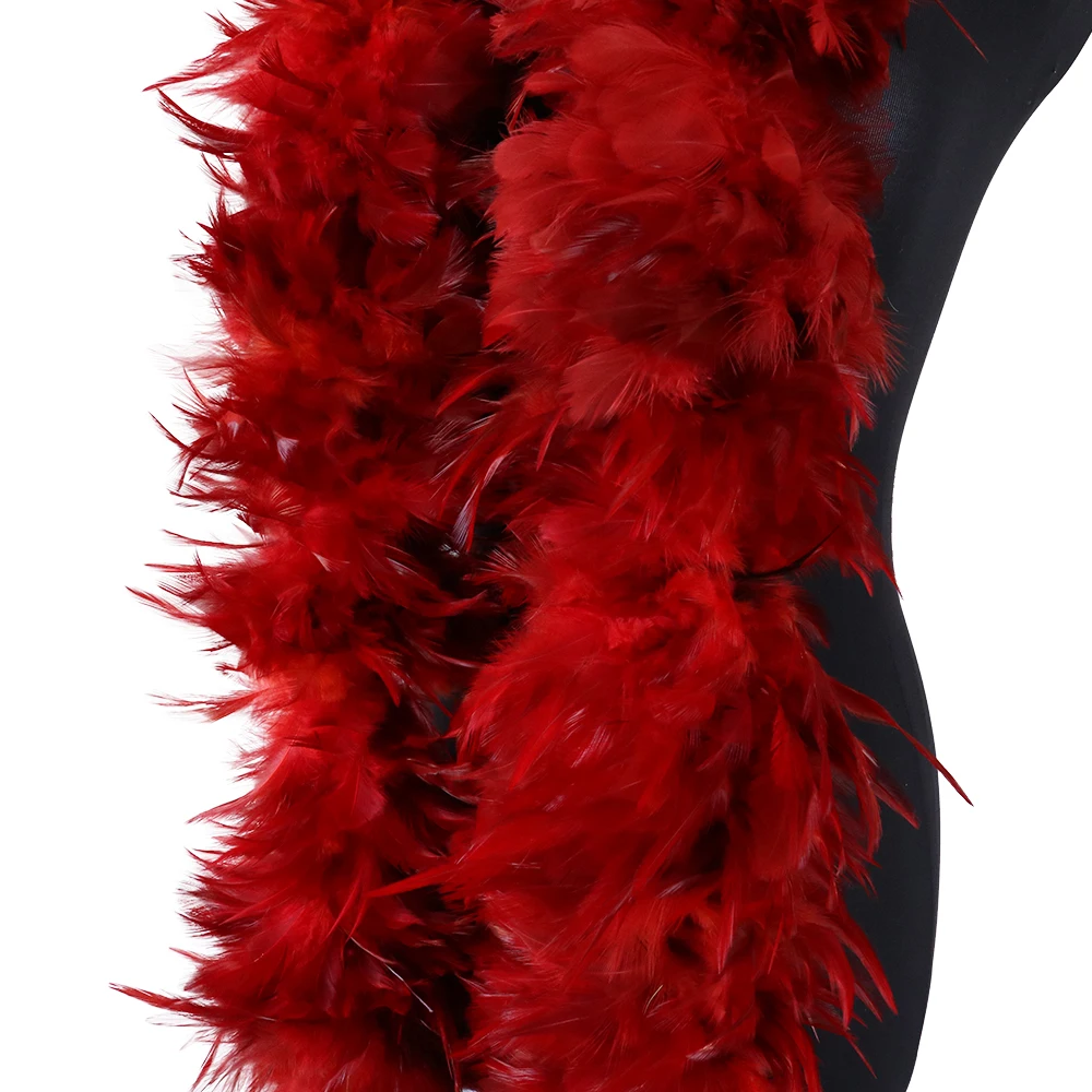 Красивый пушистый шарф с куриным пером 2 метра|Перо| |