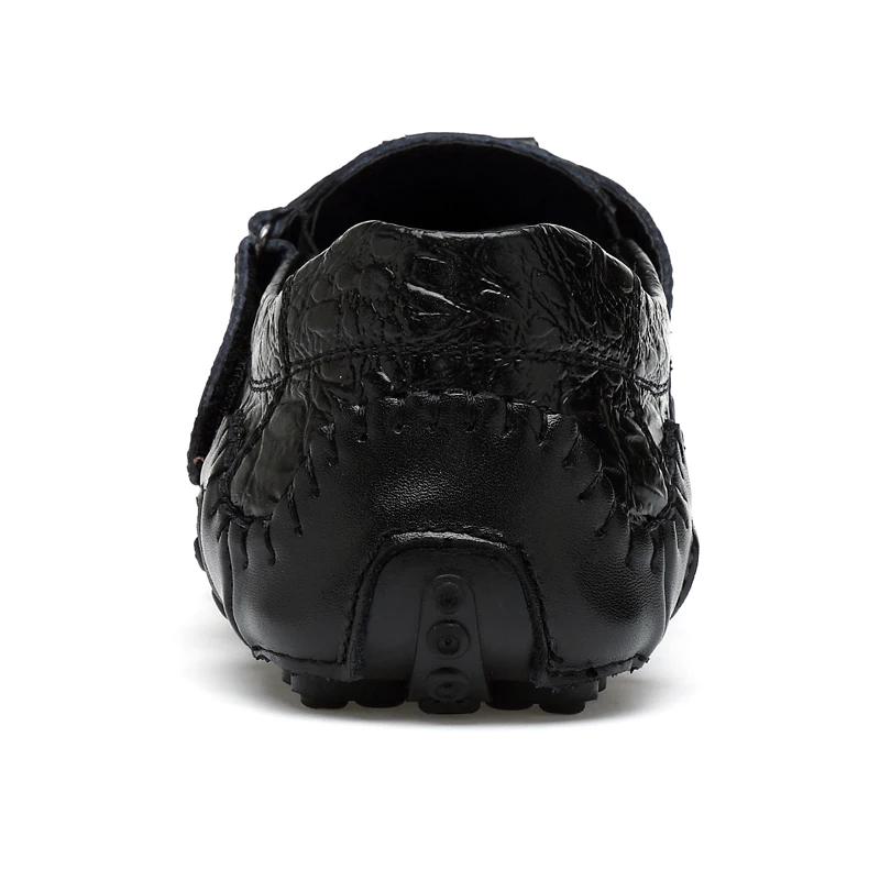 Туфли мужские из натуральной кожи роскошные брендовые дышащие без застежки