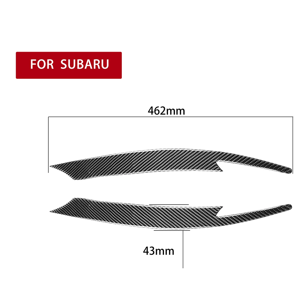 

Carbon Fiber Headlight Eyelids Headlamp Decorative Stickers for Subaru Impreza WRX 10th Gen 2008-2011 Car Exterior