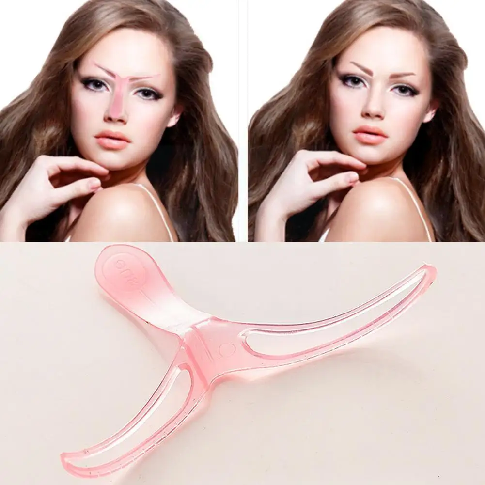 

Professional Eyebrow Shaper Stencils Template Stereo Makeup Shaping Stencil Brow DIY Eye Grooming For Beginners Tool P5Y0