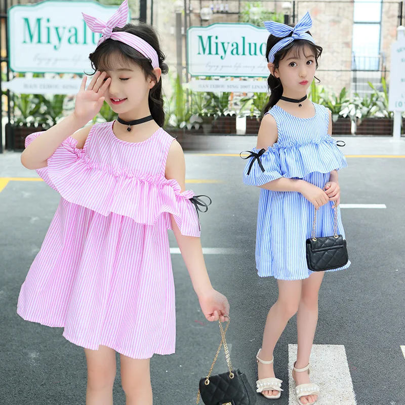 Детское летнее платье без рукавов на возраст 2-11 лет | Детская одежда и обувь