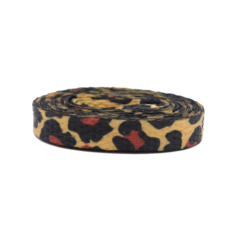 

Weiou 0.8 Cm Flat Custom Shoe Laces Leopard Print Designer Shoelaces For Children Women Sneakers Fabric Canvas Shoe Free Freight