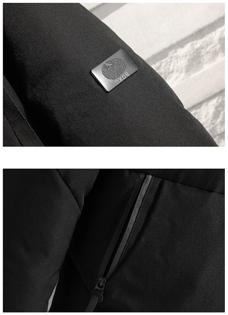 

Men New Hooded Parkas Jacket Casual 2021 Winter Warm Thicken Coats Mens Outwear Windproof Baseball Jackets Solid Color Zipper