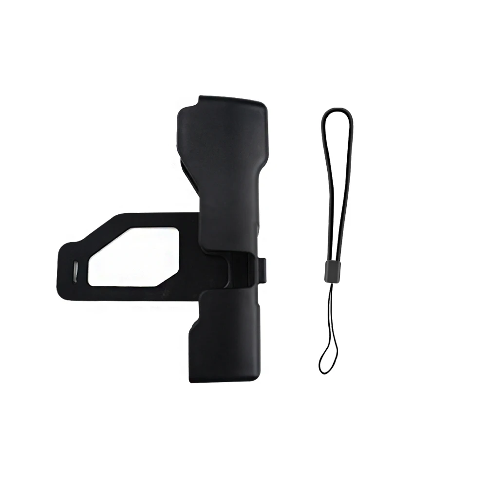 Портативная сумка для хранения для DJI OSMO Карманный чехол Пряжка коробка для Osmo Карманный контроллер колеса Защитная крышка слинг ремень ремешок - Цвет: Черный