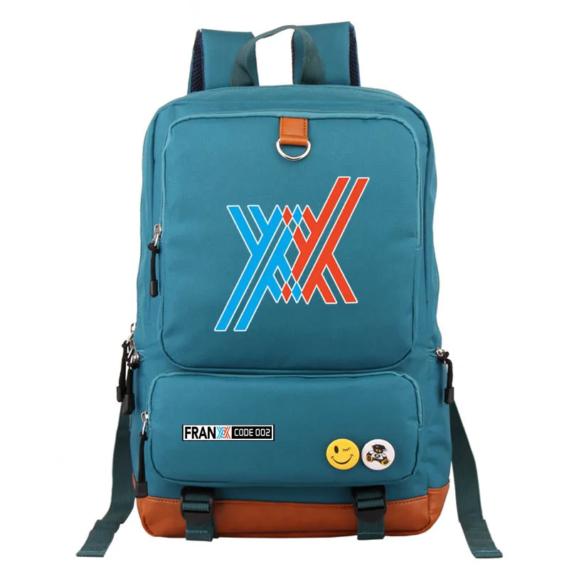 

Pop Anime Zero Two Darling In The FranXX Kawaii Men Women's Schoolbag Travel Sport Outdoor Backpack for Boy Girl