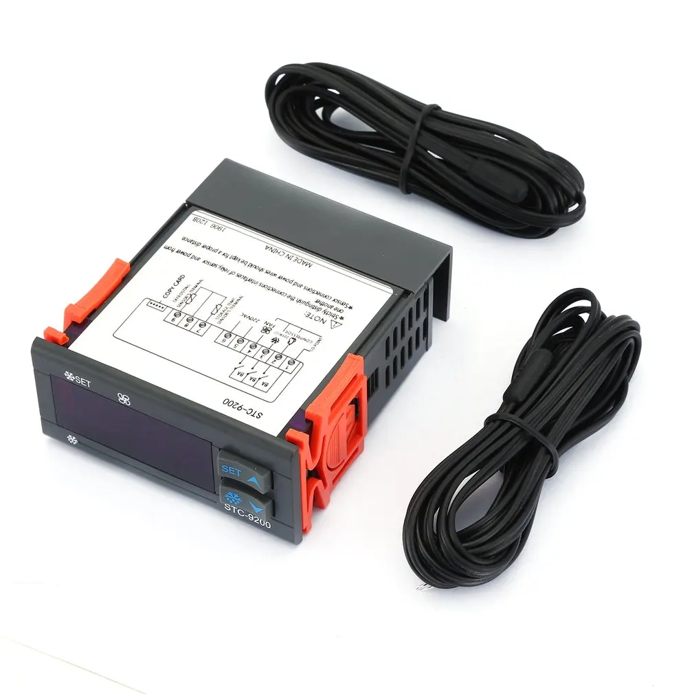 STC 9200 цифровой Температура Термостат Регулятор Терморегулятор с холодильными