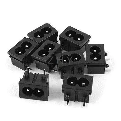 AC 250V 2.5A/5A IEC320 C8 штекер питания впускные гнездовые Адаптеры 8 шт | Обустройство дома
