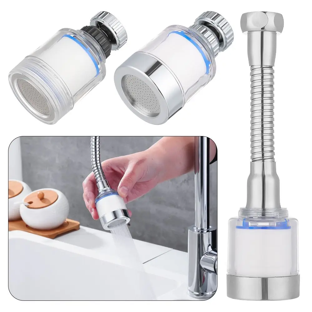 

Flexible Filter Diffuser 360° Aerator Sprayer Water Saving Faucet Nozzle Swivel Tap Tap Head Water Purifier