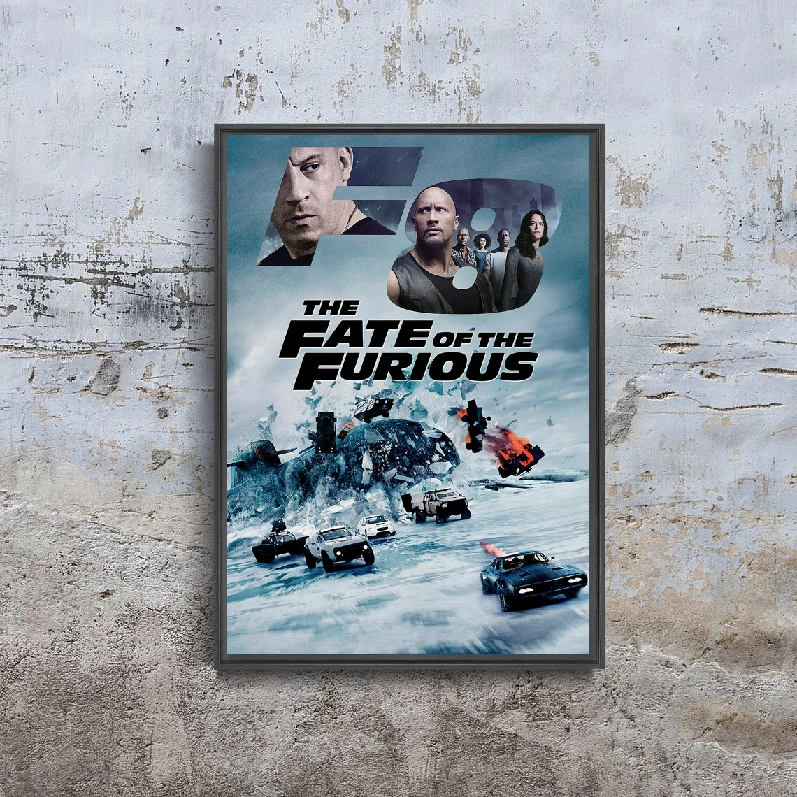 

Фильм «Fate of The Furious 8», Постер для дома картины для украшения стен (без рамки)