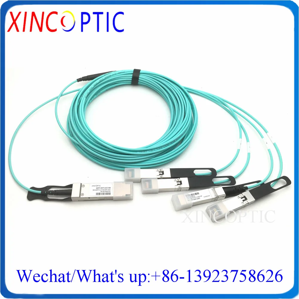 40G QSFP до 4*10 SFP + AOC 30 м 35 40 OM3 MPO оптический кабель совместимый 4x10G волоконно-активный