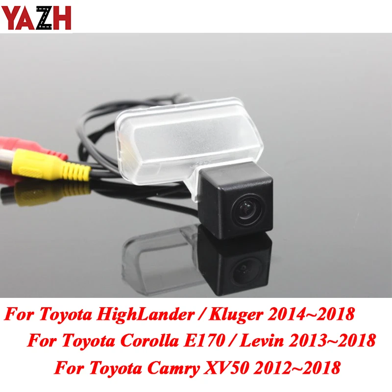 

YAZH CCD Night Vision Backup Camera For TOYOTA Corolla Camry Levin HighLander Kluger Auto Parking Reverse Car Rear View Camera