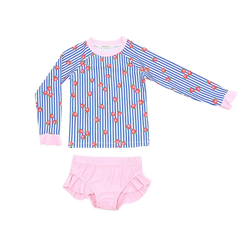 Комплект купальных костюмов из 2 предметов для маленьких девочек бикини с