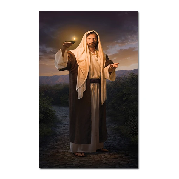 Картины на холсте домашний декоративный постер с Иисусом Богом