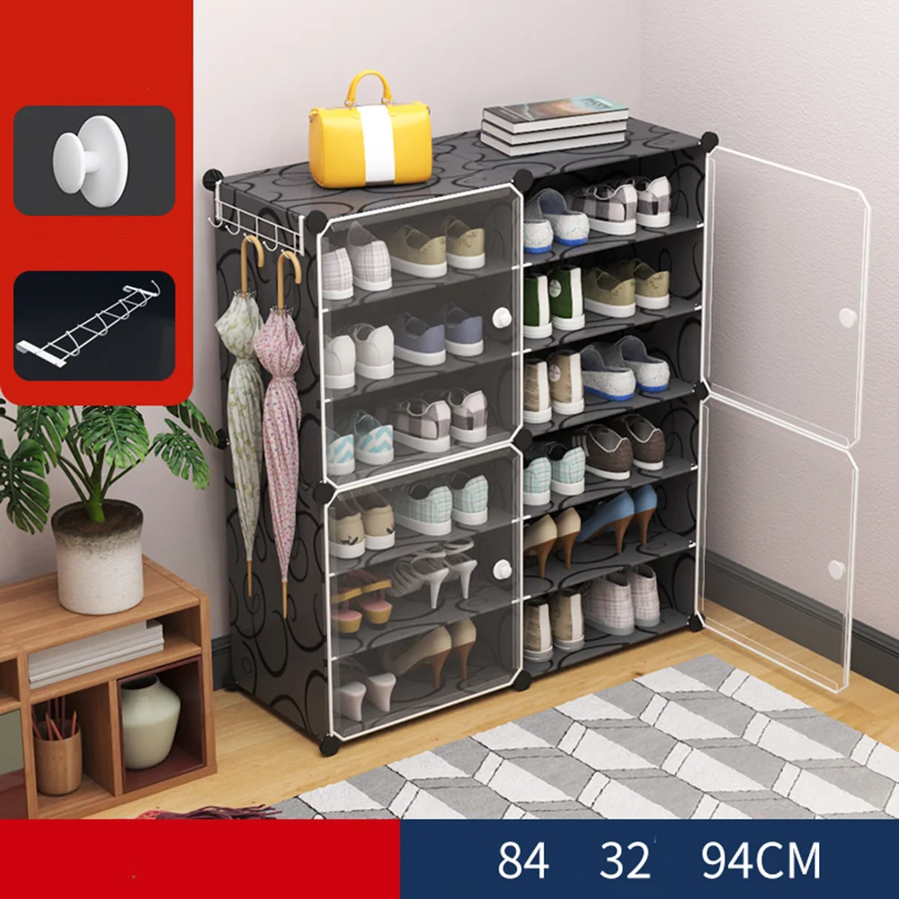 20 шт. ящики для обувных шкафов пластиковая прозрачная стойка обуви помещается