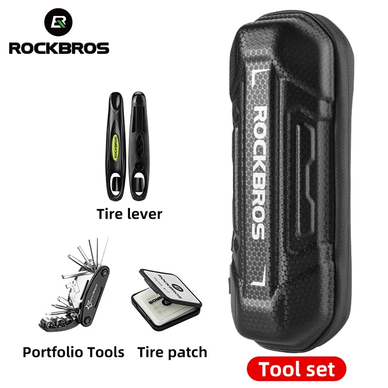 

ROCKBROS Bike Tool Kits Multifuctional Tools Set Pump Tire Repair Kits Storage Bag Bicycle Mantainance Kits Cycling Accessories