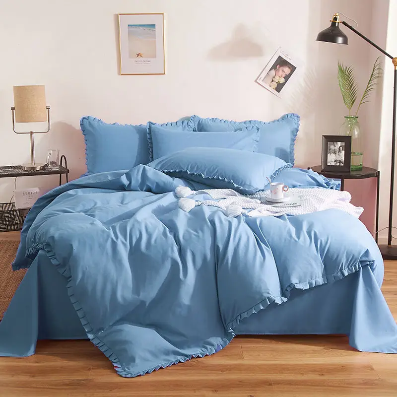 

Bed Four Piece Quilt Cover Single Piece Single Quilt Cover Bed Sheet Single Pair Bedding Set Student Three Piece Sanding