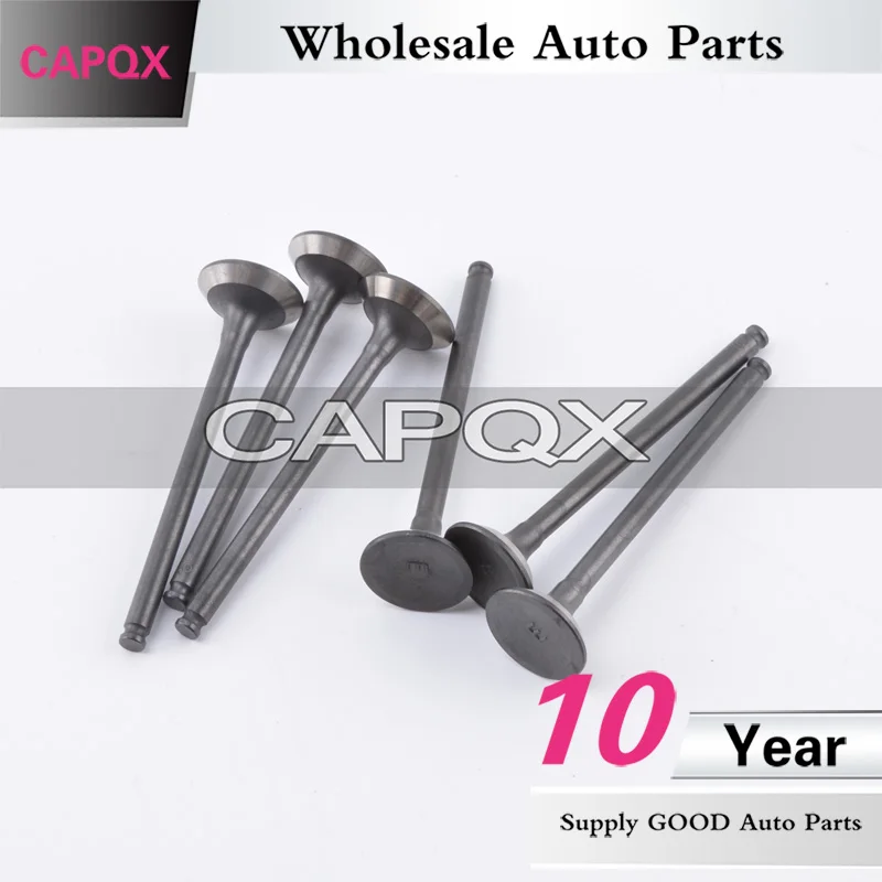 CAPAQX 6 шт. для Chery QQ 472 1 A1 X1 M1 выхлопной клапан двигателя автомобильный 1007012|Корпус