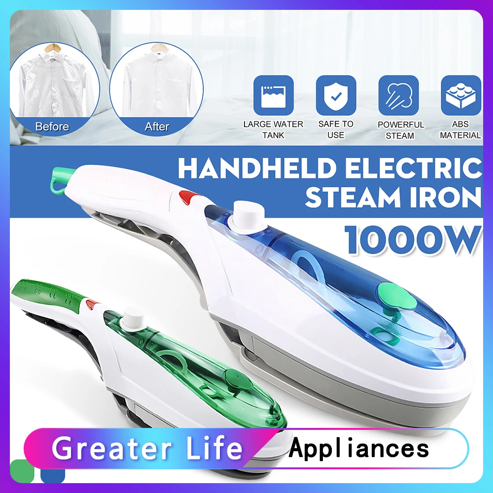 

1000W Handheld Garment Clothes Ironing Steamer Brush Electric Portable SteamHome Clothes Generator Manual Powerful Steam Iron
