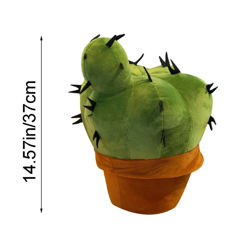 

Simulation Cactus Car Plush Potted Cactus Pillow Office Cushion Home Decoration