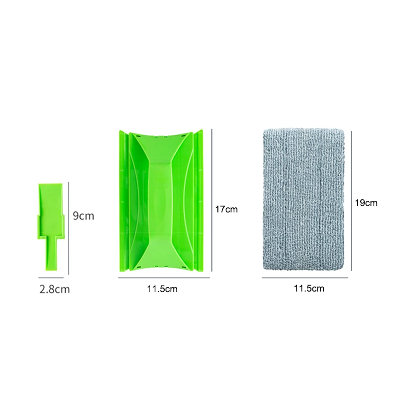Foldable Window Glass Cleaning Brush Window Track Gap Dust Removal Tools Multi-function Glass Tile Mirror Cleaner Blinds Rags images - 6