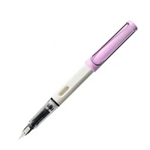 White Purple Студенческая авторучка для каллиграфии, ручка для гладкого письма, дополнительный тонкий наконечник, рождественский подарок, школьный офисный подарок - Цвет: White Purple