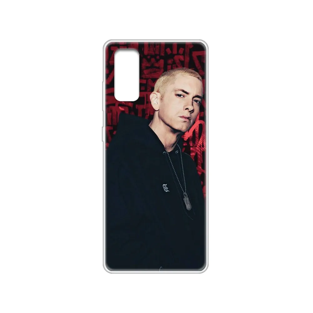 Модный чехол Eminem Rap God для телефона Прозрачный SamSung Galaxy S 7 8 9 10 11 20 a 20e 50 51 70 71 Plus Edge Ultra