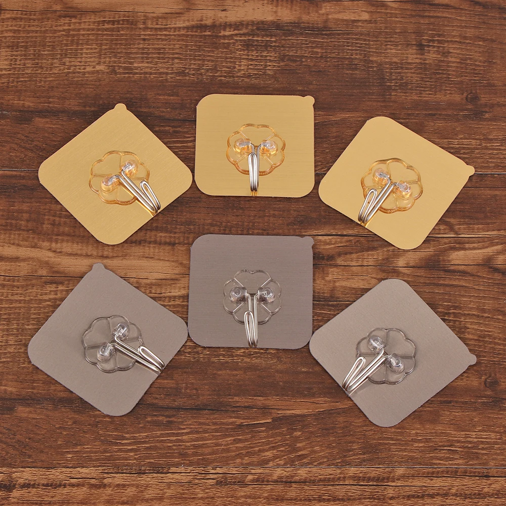 5 шт./упак. Пластик крючки липкий набор крючков для ТВ кондиционер пульт