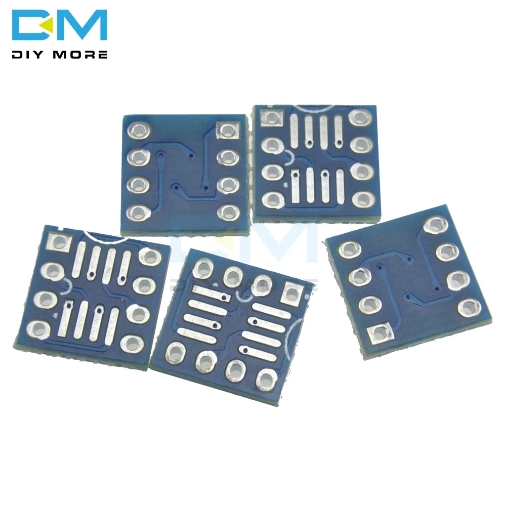10 шт. SOP8 SO8 SOIC8 К DIP8 Interposer плата адаптер для печатной платы пластина Модуль Шаг ширина 7,62 мм шаг 2,54 мм DIY