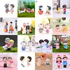 Миниатюрные настольные фигурки для влюбленных, домашний декор для людей, мальчиков и девочек, модель принцессы Сказочный гном, подарок на день Святого Валентина, кукольный домик