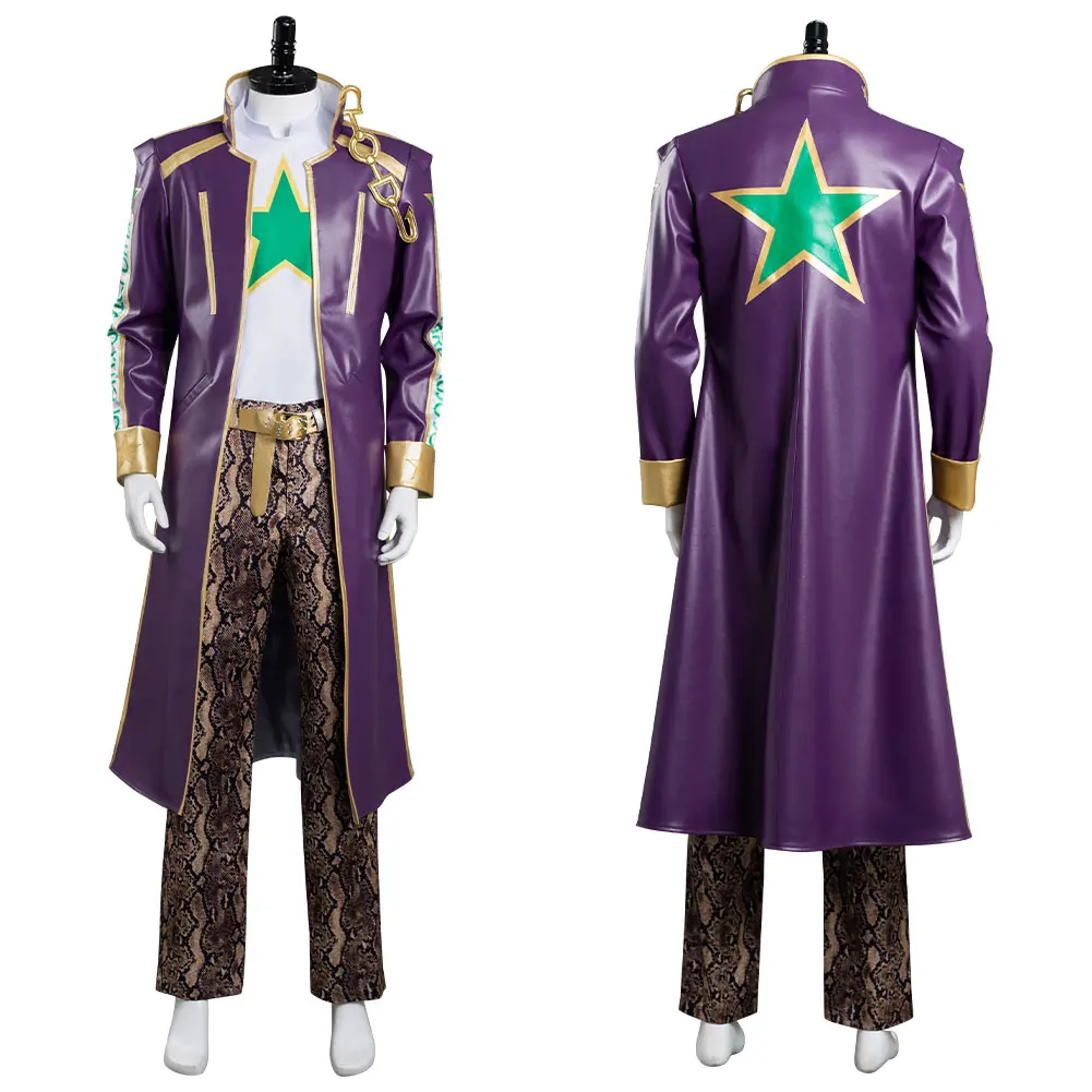 

Anime JoJo‘s Bizarre Adventure Stone Ocean Kujo Jotaro Cosplay Costume Outfits Halloween Carnival Suit