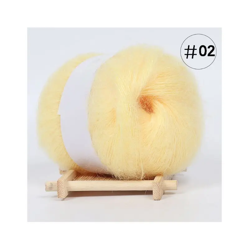 25g Ангола теплые чувства Тонкая Шерсть-мохер пряжи плюшевые тонкой шерсти