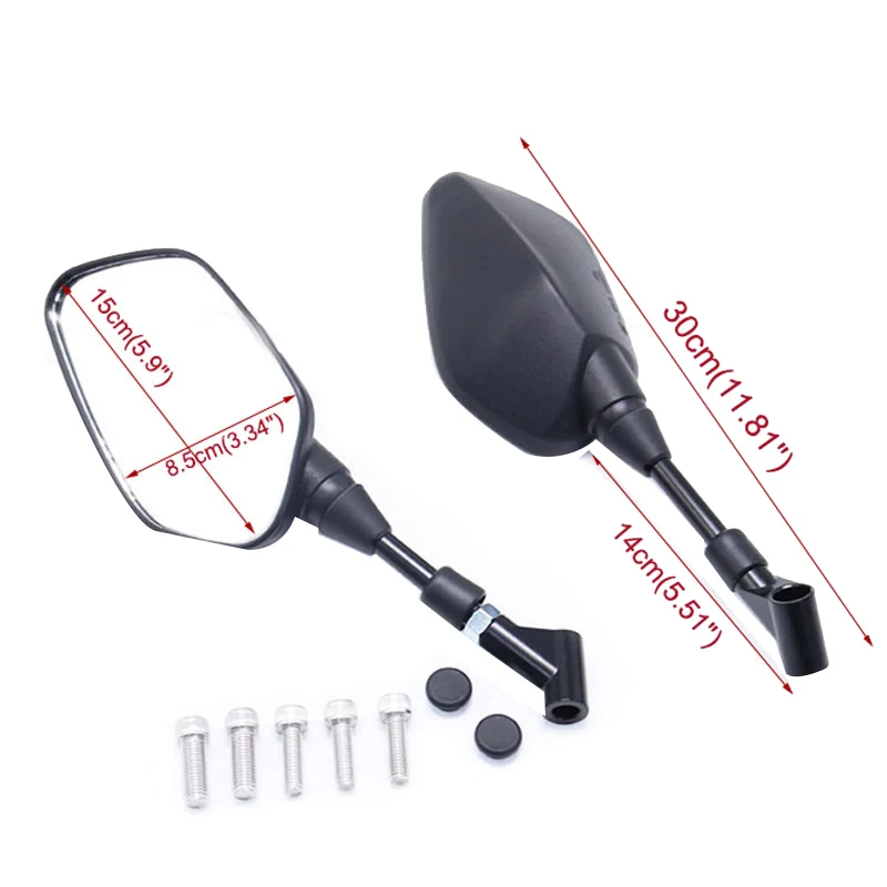 Мотоциклетное зеркало заднего вида Ретро универсальное металлическое боковое