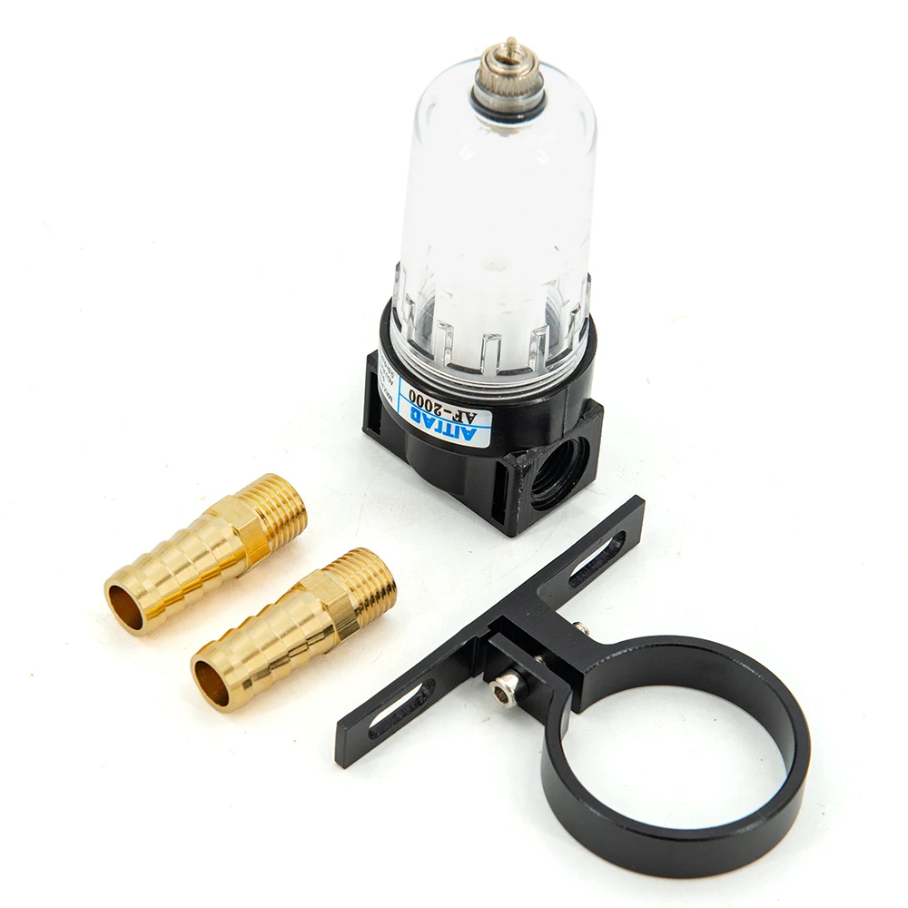 

Автомобильный масляный сепаратор AF-2000 для двигателя, резервуар для захвата, может отфильтровать примеси, сепаратор для моторного масла и газа с кронштейном