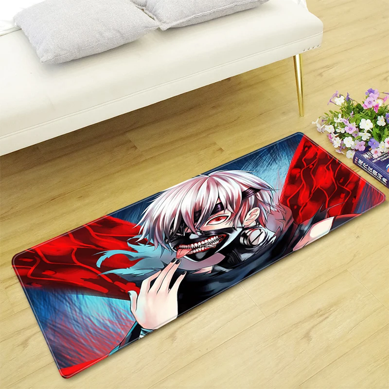 Коврик для входной двери с аниме Токийский Гуль нескользящий прихожей балкона
