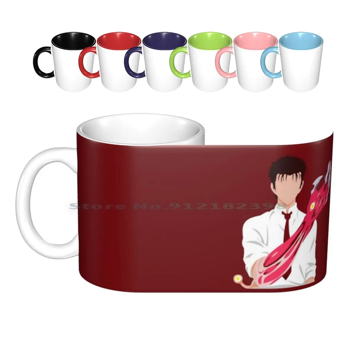 

Parasyte Ceramic Mugs Coffee Cups Milk Tea Mug Parasyte Parasite Manga Comic Anime Cartoon Migi Shinichi Shin Ichi Right Hand