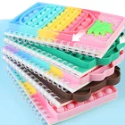 Новые игрушки-фиджеты Pop Its-блокнот на 50 страниц, школьный блокнот для письма, игрушка-фиджет с пузырьками, сенсорные Детские блокноты для заметок, Обучающие принадлежности