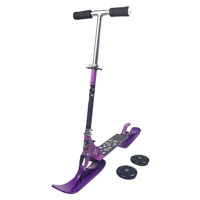 2PCS Winter Outdoor Sled Durable Replacement Direct Purple Scooter Parts Universal Ski Board Practical With Attachment | Спорт и