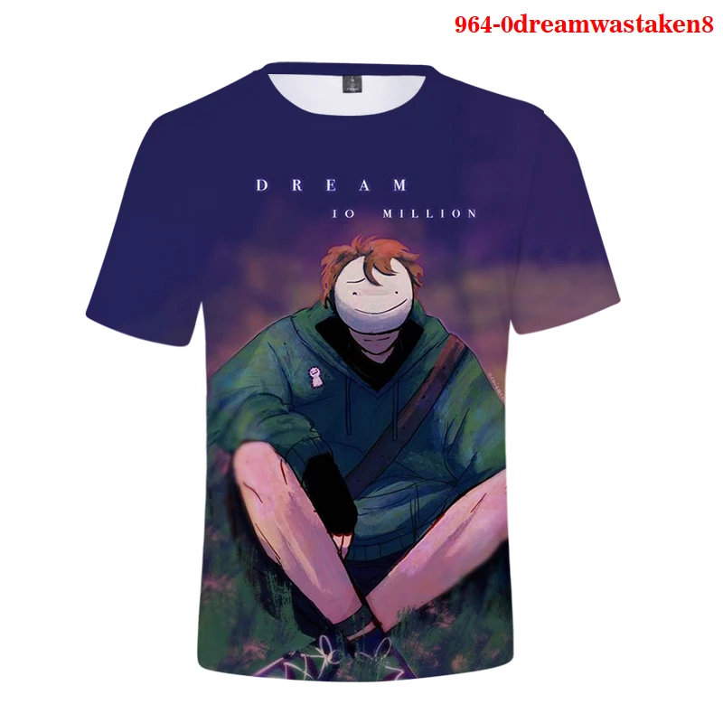 

Dream Merch Print Men /Women Hip Hop Streetwear Tee T Shirt 90s Boys Cool T-shirts Clothes Summer Man Short Sleeve T-shirt Tops
