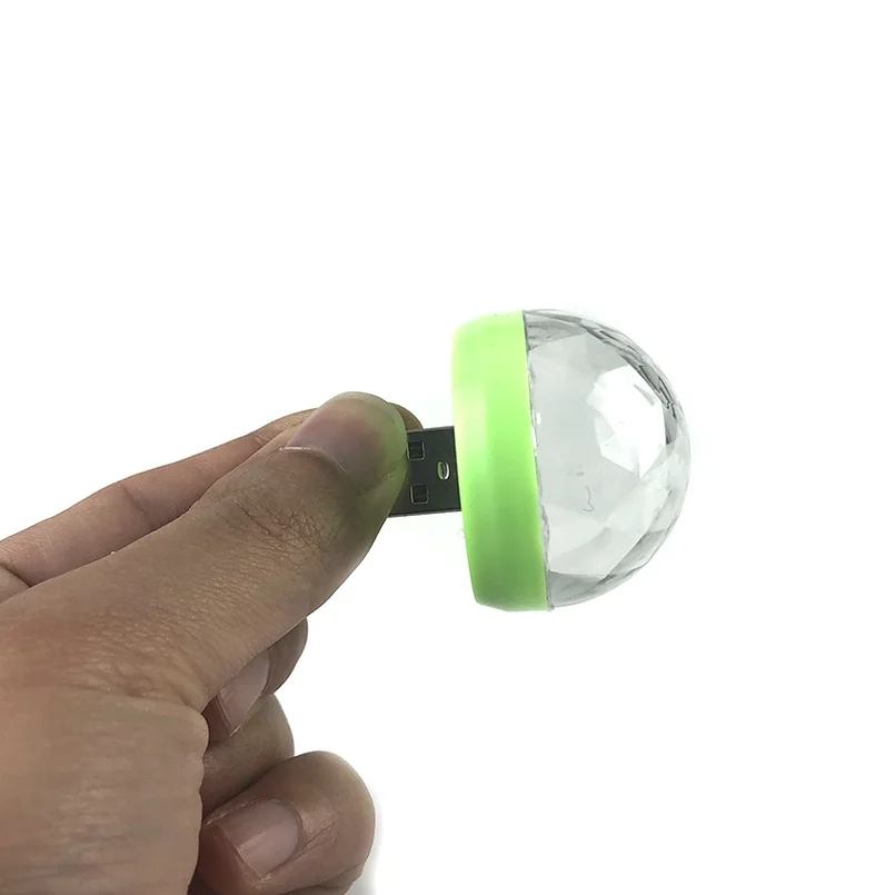 for iphone Micro type c Usb Phone and USB led Party Lights Magic Ball Home Karaoke Decorations Colorful Stage LED Light | Дом и сад