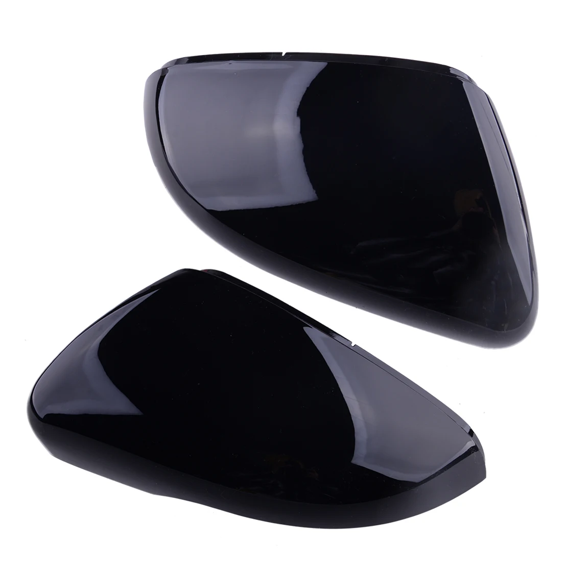 

1 пара черных колпачков для боковых зеркал заднего вида автомобиля, подходит для VW Golf MK6 2009 2010 2011 2012 2013 5K0857538 5K0857537