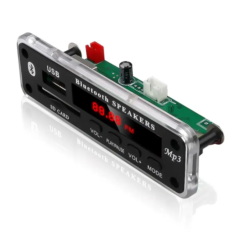 LED USB Bluetooth 5 0 аудио без потерь APE модуль TF FM радио Поддержка отключения питания