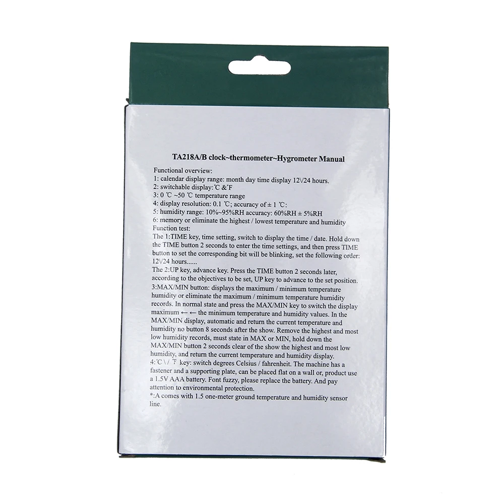 Метеостанция с цифровым ЖК-дисплеем уличный гигрометр измеритель влажности и