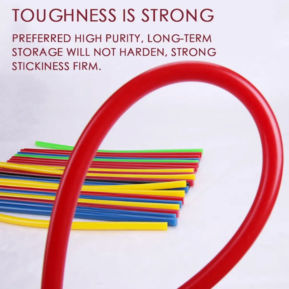 Красочные клеевые палочки Электрический клеевой пистолет инструменты для