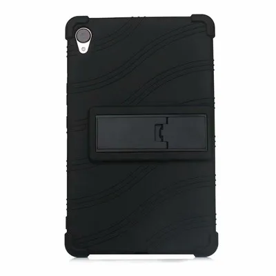 Black Мягкий силиконовый чехол для huawei Mediapad M6 8,4 дюймов VRD-AL09 VRD-W09 Funda чехол подставка держатель для huawei M6 8,4 ''+ подарок - Цвет: Black