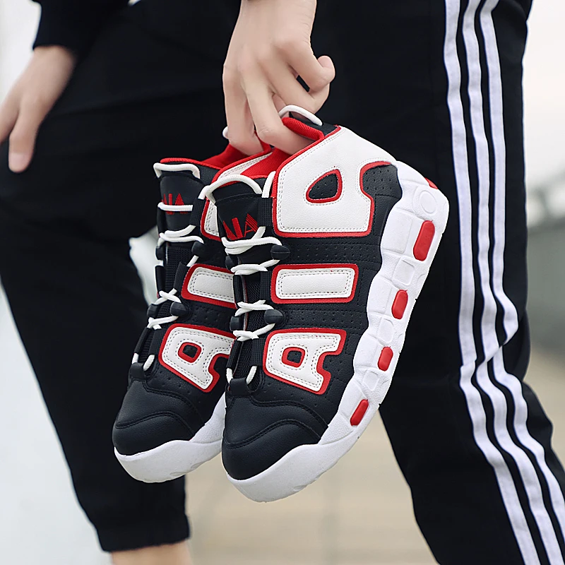 Мужские баскетбольные кроссовки Uptempo QS спортивные в Chicago Scottie Pippen размеры 38-44