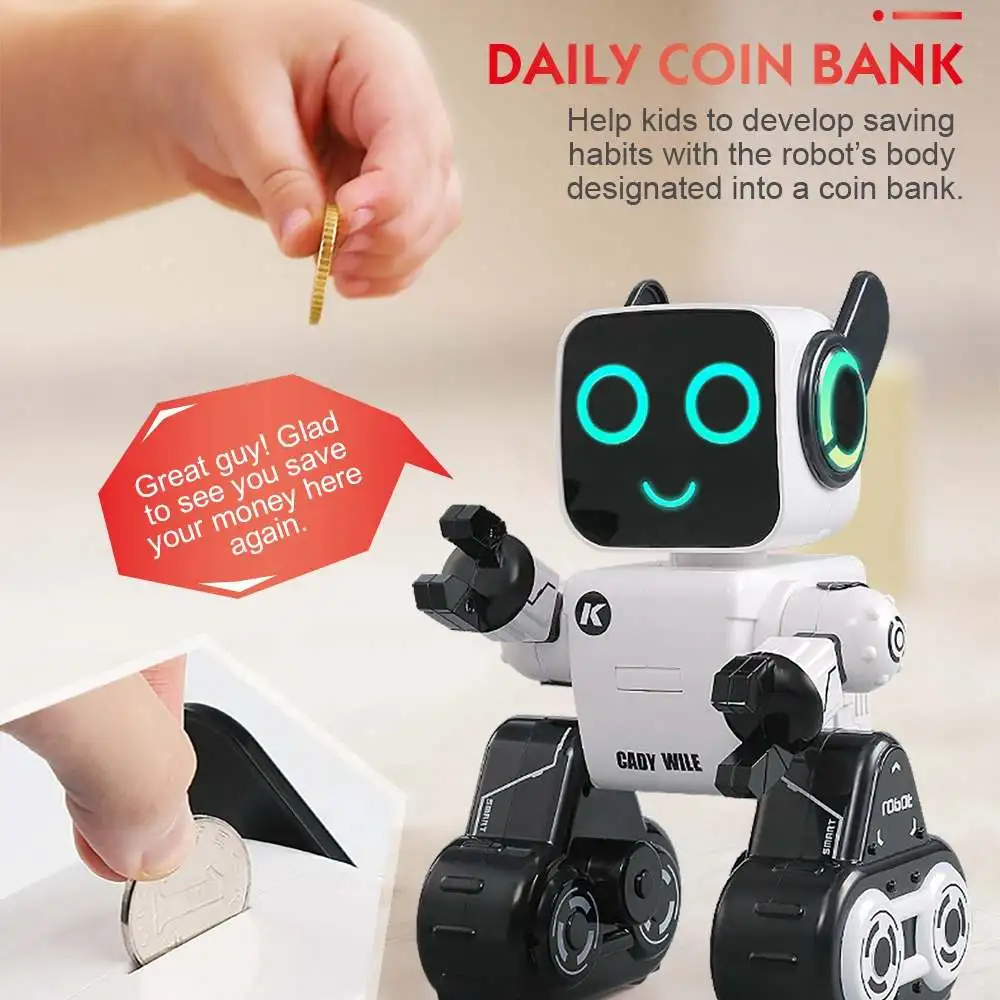 Голосовое управление умный робот с милой копилкой RC жестами Robotica для
