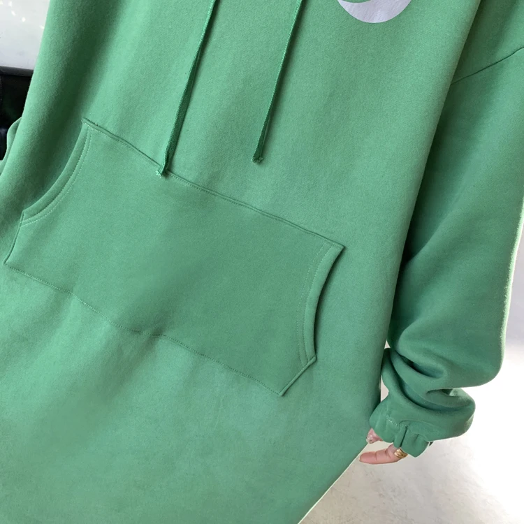 

Korean Fashion Moon Print Long Spring Autumn Women's Dress With Pocket Long Sleeve Loose Oversize Hoodie Women's Sweatshirt