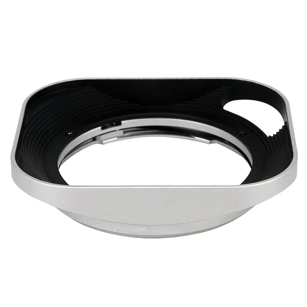 Haoge LH ZV06P бленда объектива для Carl Zeiss ZM 21 мм 25 28 f2.8 f4.5 серебристого цвета с